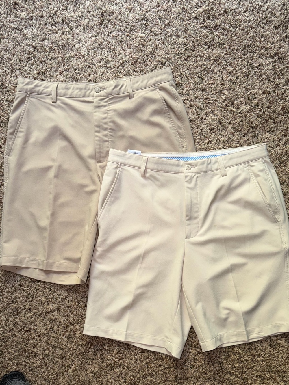 Bundle 2 men’s *FootJoy FJ* khaki tan wicking casual golf ⛳️ shorts - 34 - nice!